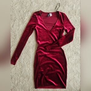 Velvet Bodycon Dress
